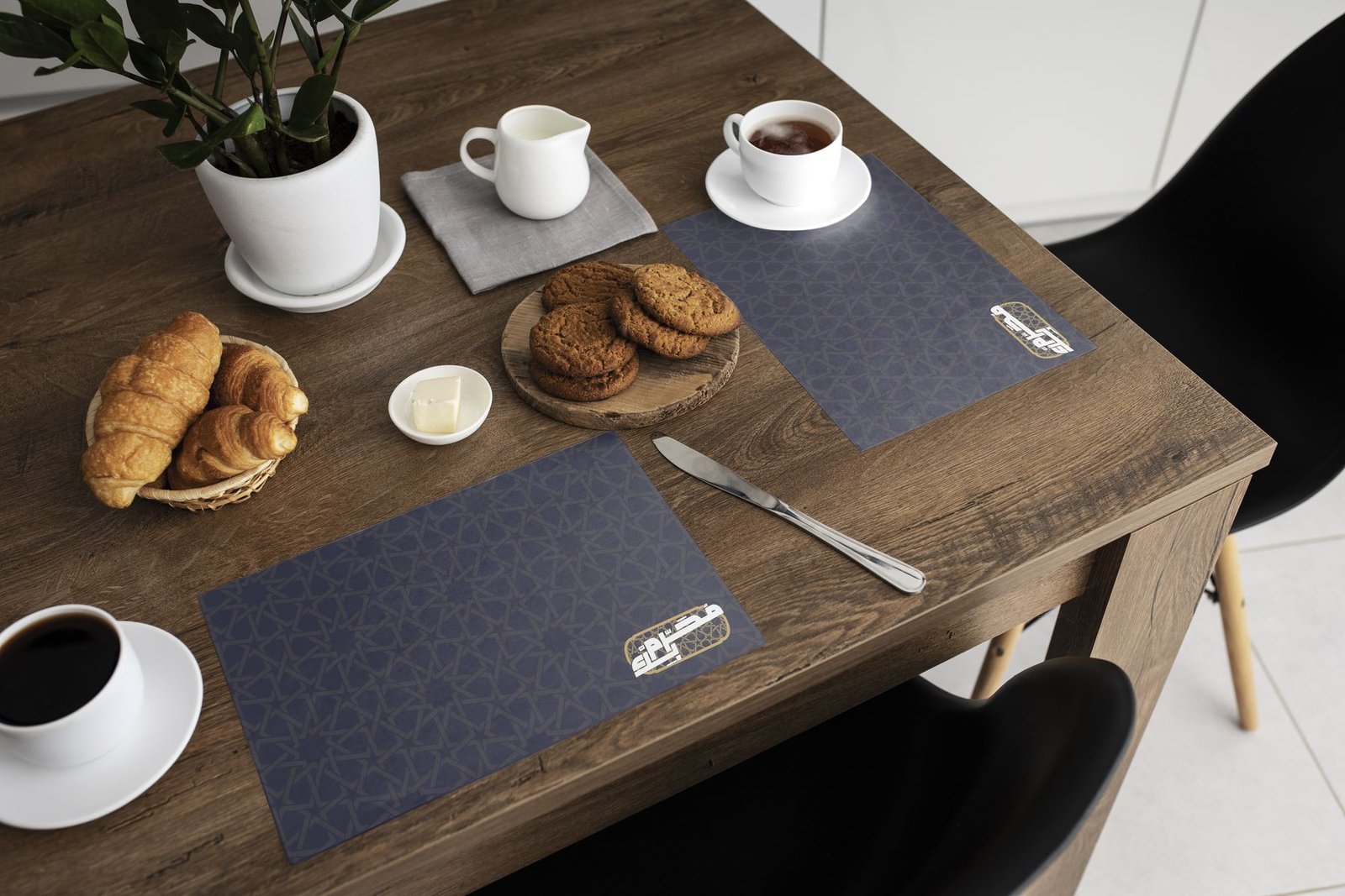 On the table 2