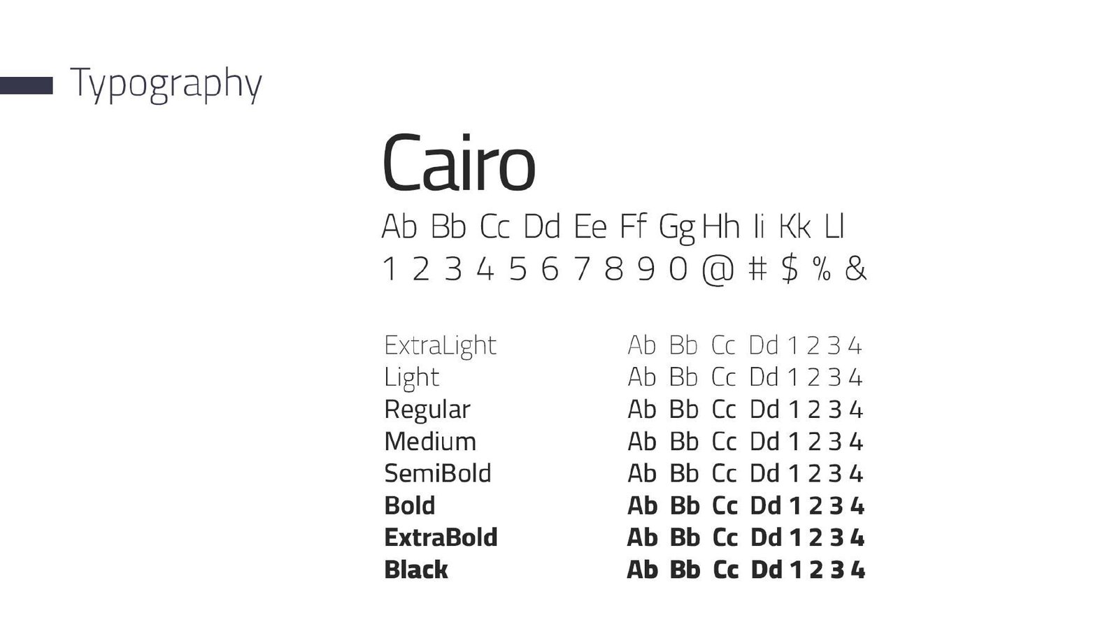 Type, colour and pattern 2